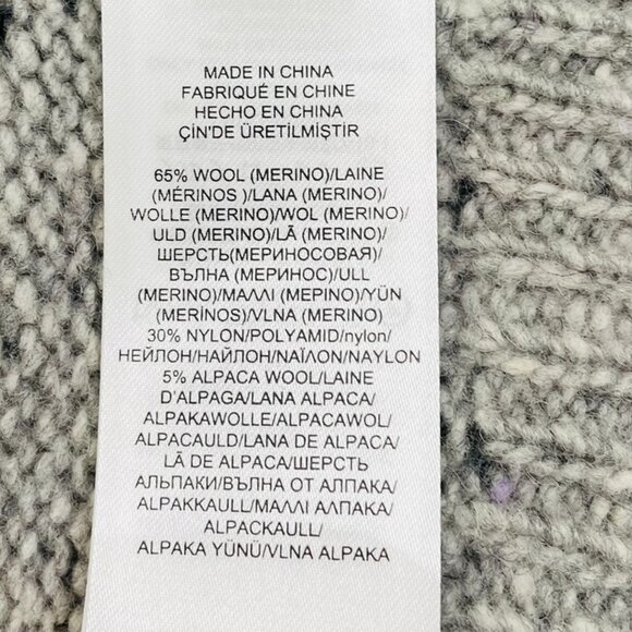 Lauren Ralph lauren NWOT Wool Blend Turtleneck Soft Sweater Dress S Light Gray - Picture 9 of 9